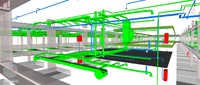 BIM-model voor T2 campus in Genk (ill. Houben)